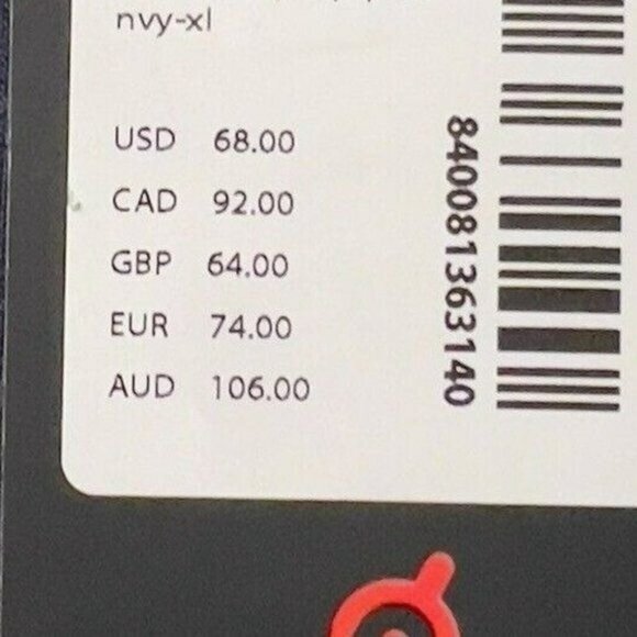 PELOTON Navy Blue Long Sleeved Stretch Pullover  Sweatshirt Crew Neck Very XL - Picture 4 of 11